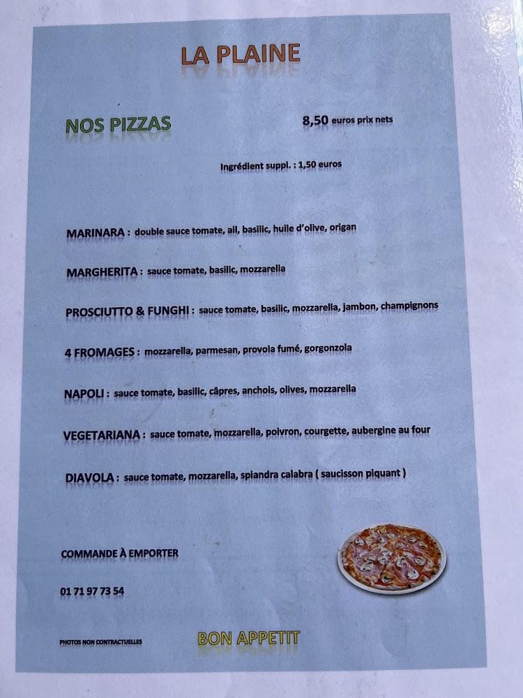 La Plaine - Menu Image 2